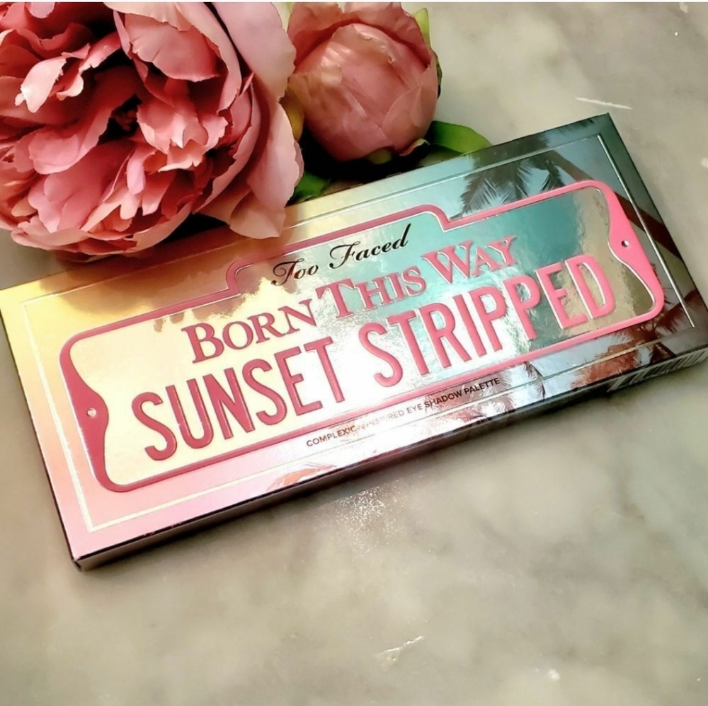 Too Faced Born This Way Sunset Stripped Eyeshadow Palette NIB NEW IN BOX